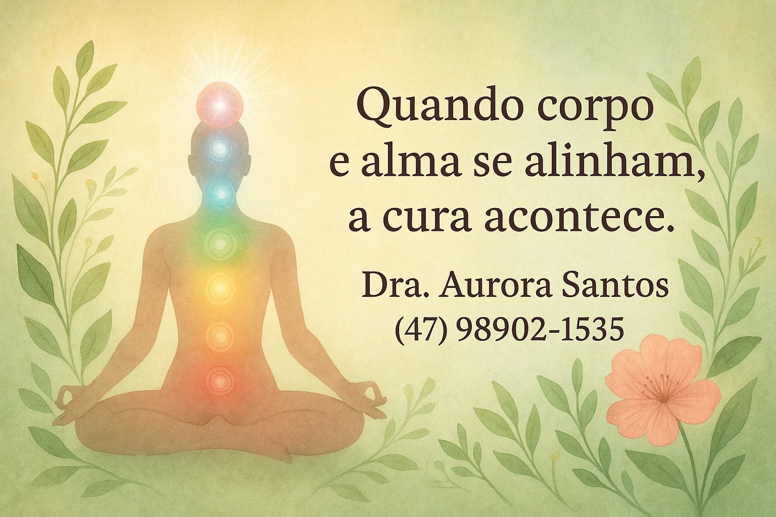 Quando corpo e alma se alinham, a cura acontece